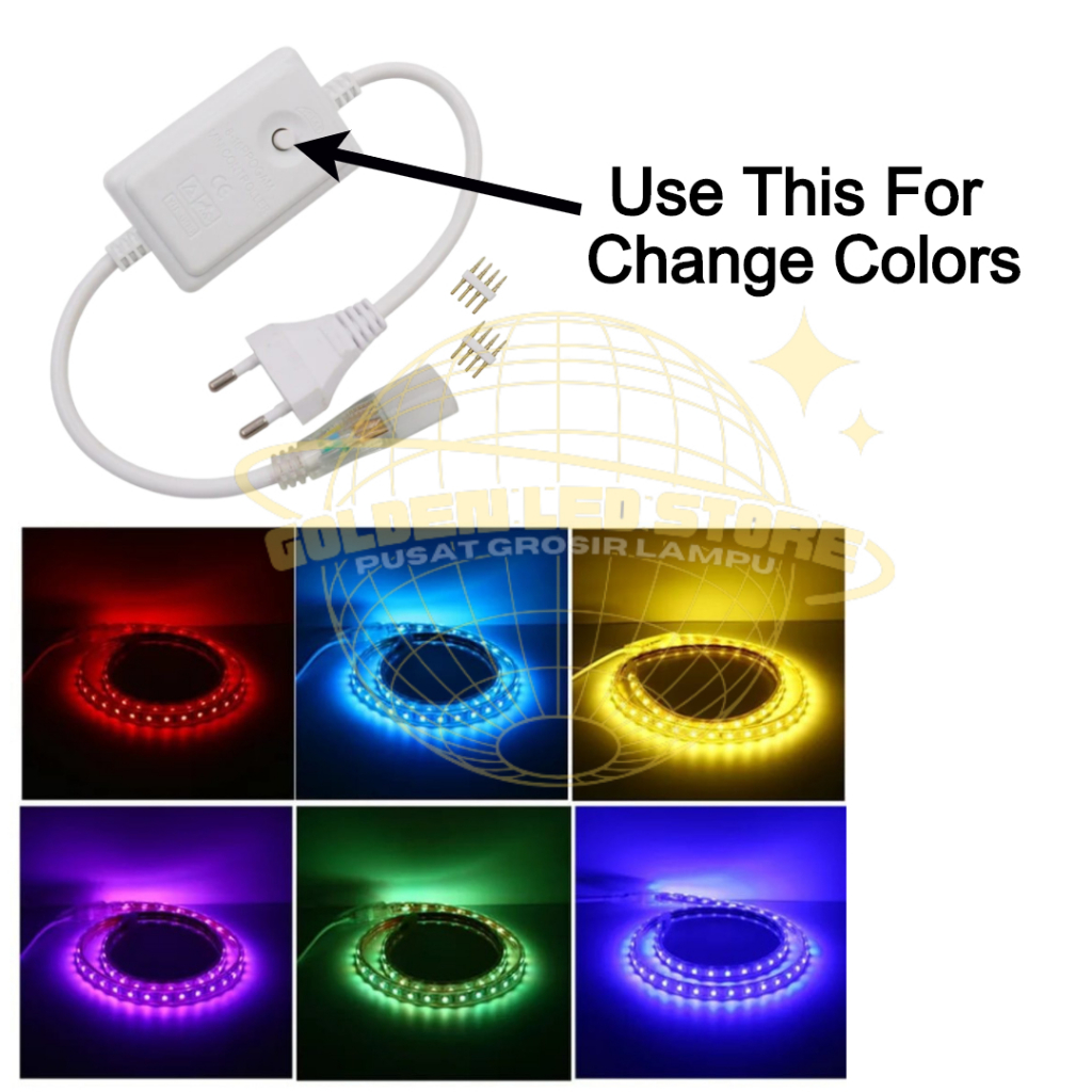 Jual FLASHER / CONTROLER / SOCKET LED STRIP 5050 RGB 60L & 96L | Shopee ...