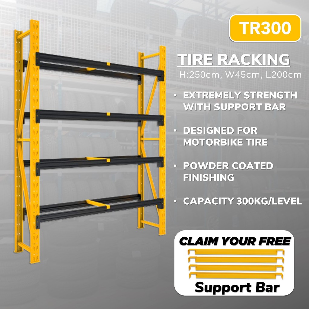 Jual TIRE RACKING TR300 - RACK DISPLAY SUSUN BAN SEPEDA MOTOR - RAK ...