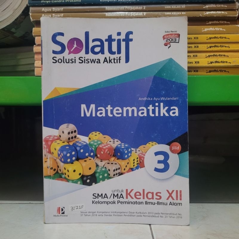 Jual BUKU BEKAS MEDIA PRESTASI - SOLATIF MALEMATIKA KELAS 3 SMP K13 ...
