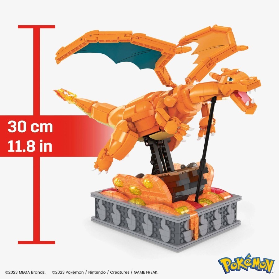 Jual MEGA BLOKS Pokemon Kinetic Motion Charizard Block Brick Stacking ...