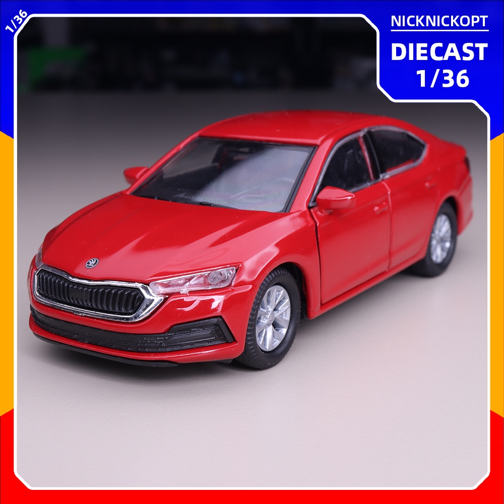 Jual Miniatur Mobil Welly Skoda Octavia Diecast Skala 1:36 Mainan ...
