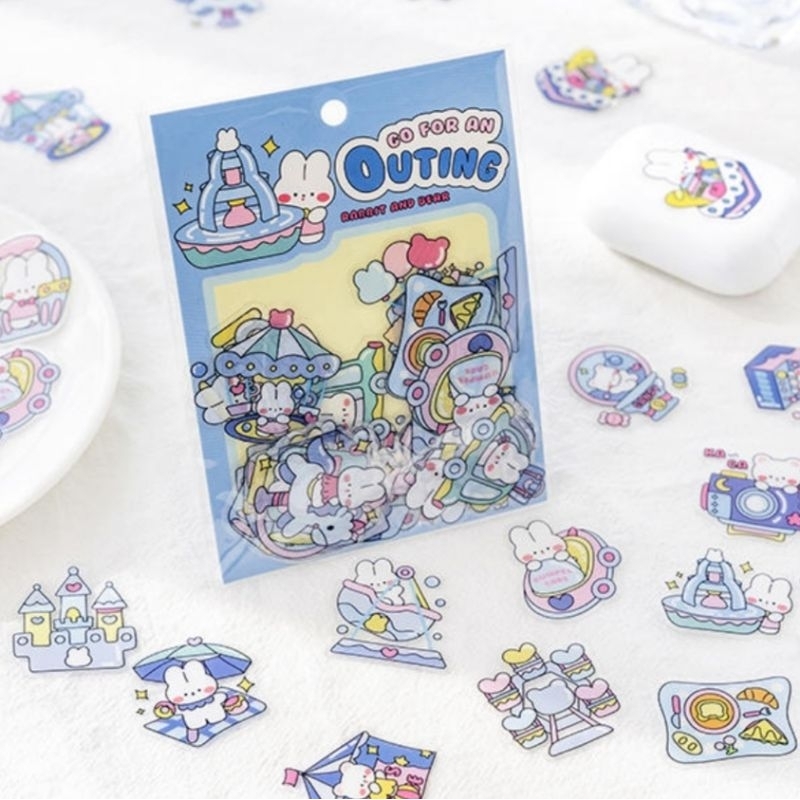 Jual CUTE DECORATIVE STICKER PACK transparan | Shopee Indonesia