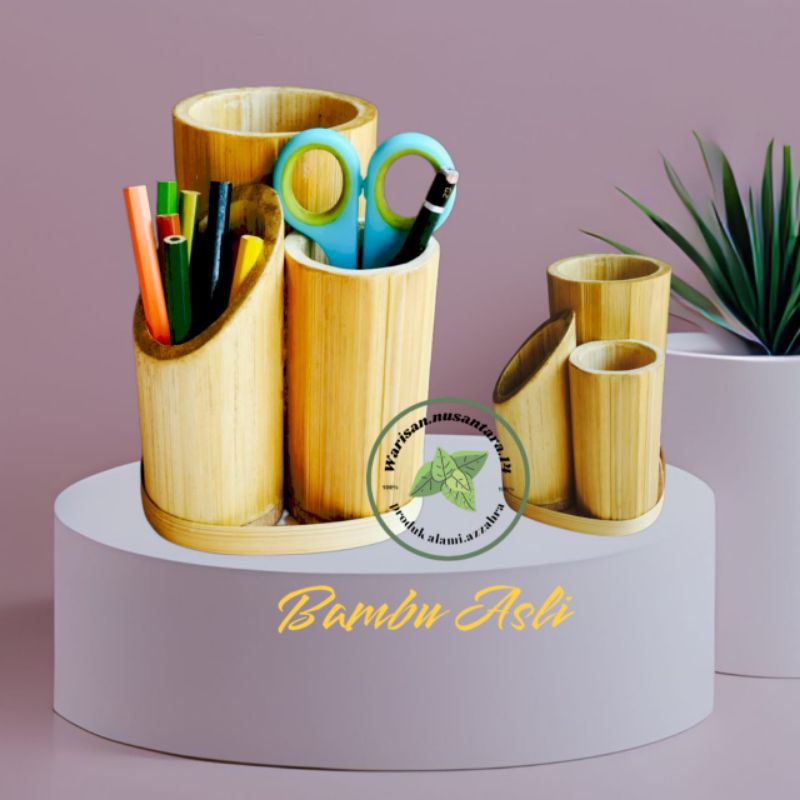 Jual Tempat Pensilpulpen Dari Bambu Asli Shopee Indonesia 8490