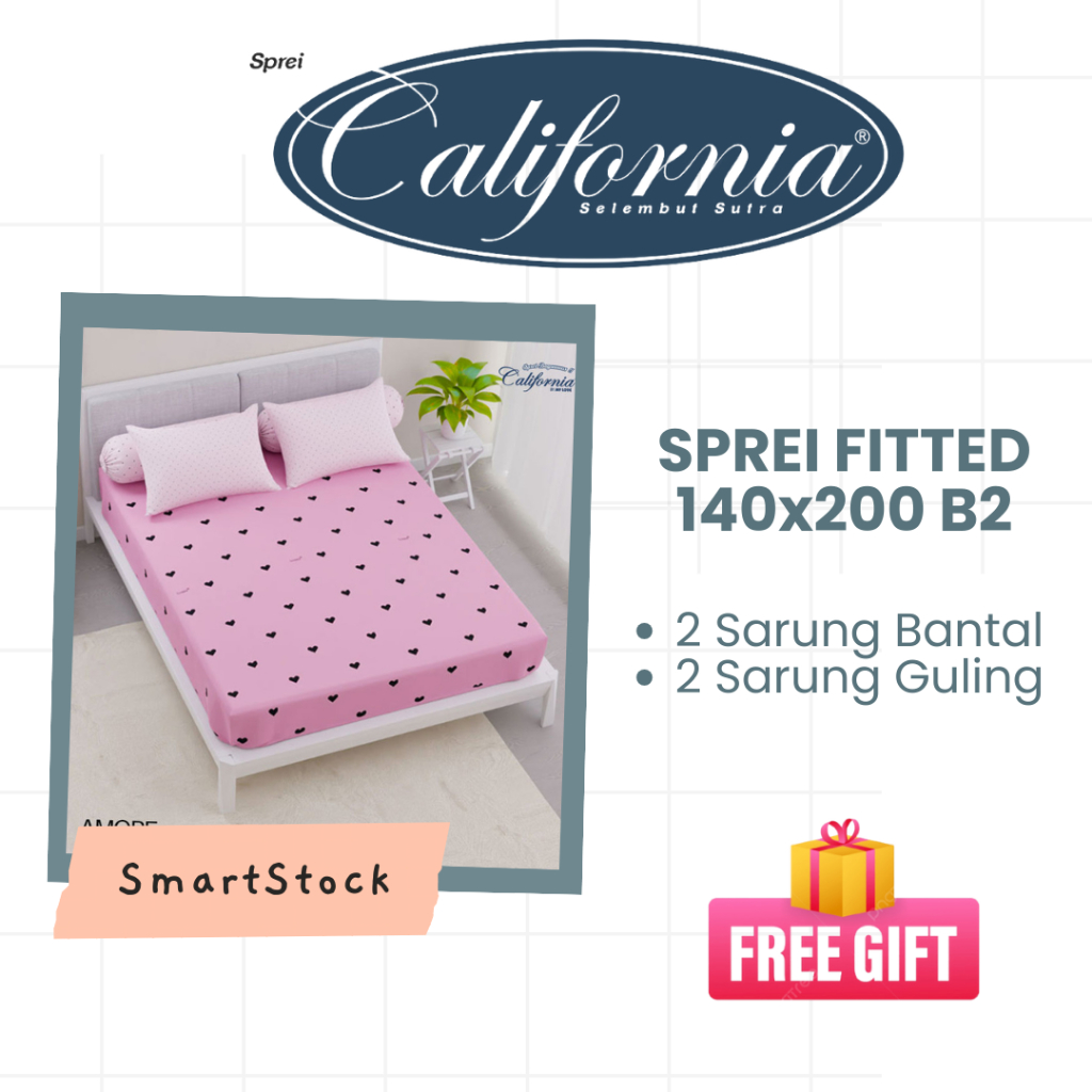 Jual Ss Sprei California 140 Mix Motif 140X200 | Shopee Indonesia