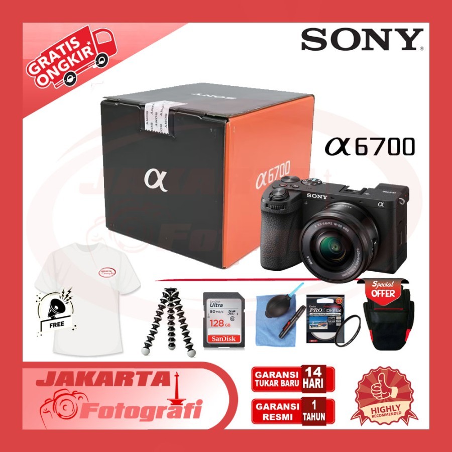 Jual Sony Alpha A6700 Kit 16 50mm Lens Mirrorless Camera Shopee Indonesia