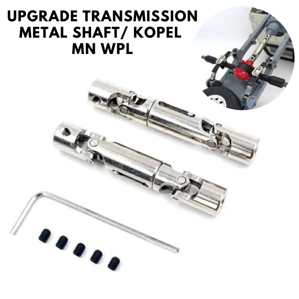 Hobbyist RC Parts Grendly Metal CVD Drive Shaft Upgrade For MN78 1/12 RC  Car – Includes Shaft Covers & Screws, Adjustable 69-93mm Length MN78  Upgrade Parts