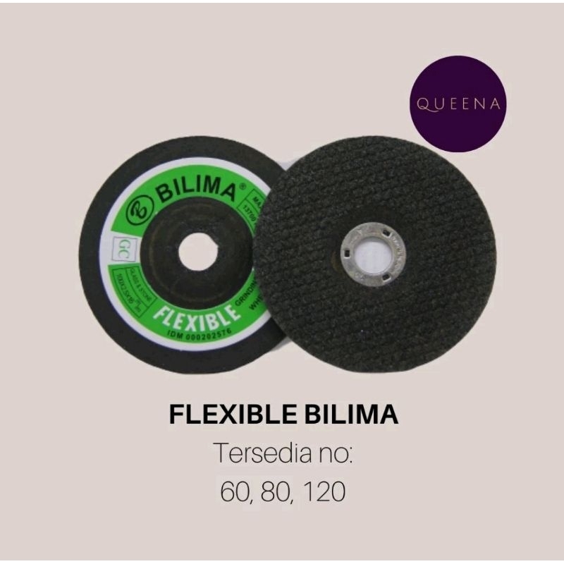 Jual BATU GERINDA FLEXIBLE FLEXIBEL BILIMA NO. 120 UTK MENGHALUSKAN ...