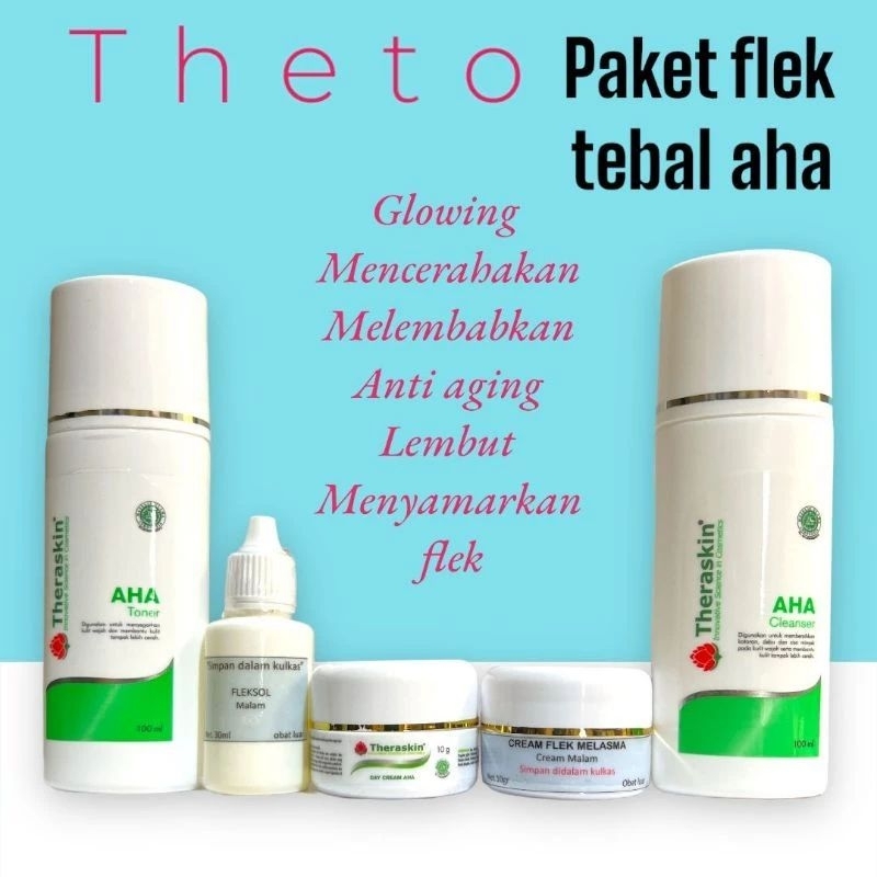 Jual Theraskin Flek Tebal Aha Shopee Indonesia