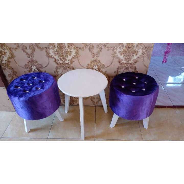 Jual Kursi bangku Bulat Sofa Bulat Sofa Bench Sofa Stool | Shopee Indonesia