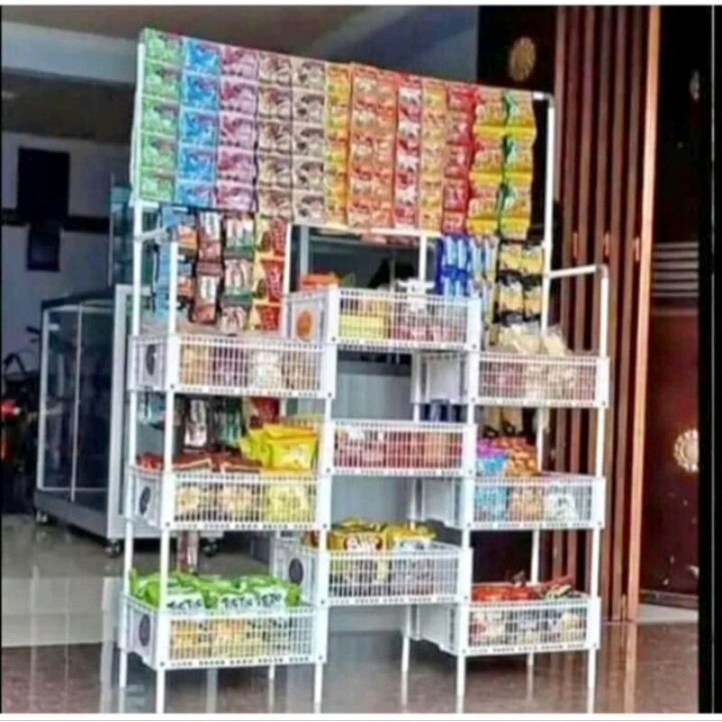 Jual RAK WARUNG SUSUN ELATASE WARUNG RAK DAGANGAN KERANJANG SUSUN ...