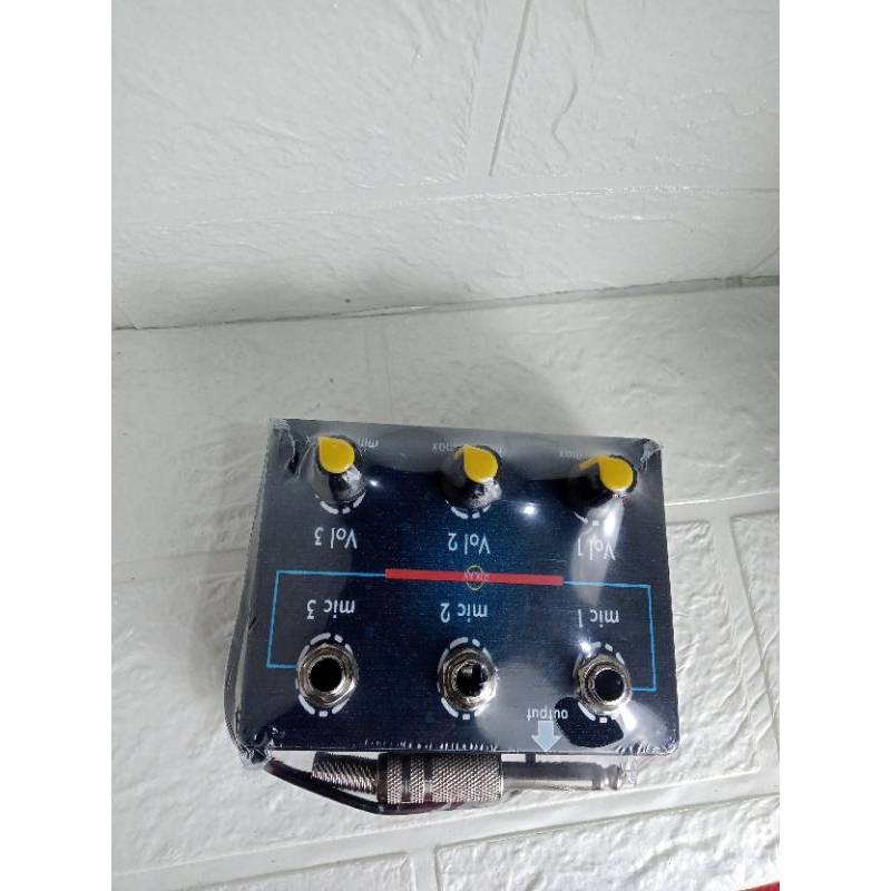 Jual parallel input mic 3 Chanel. M-01 | Shopee Indonesia