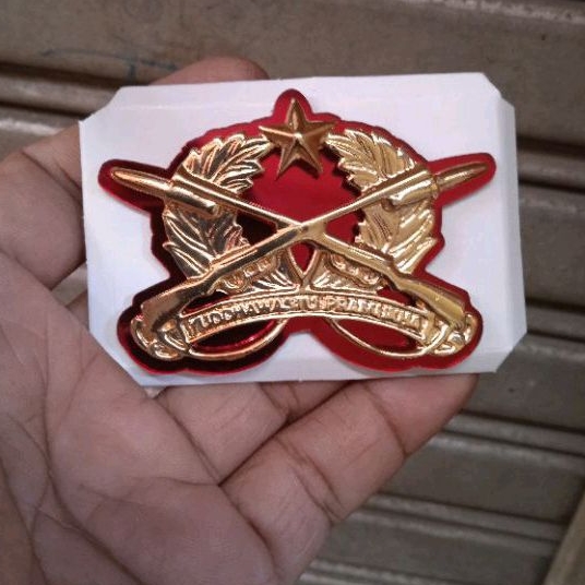 Jual Emblem Baret Infanteri Dasar Akrilik Mika | Shopee Indonesia