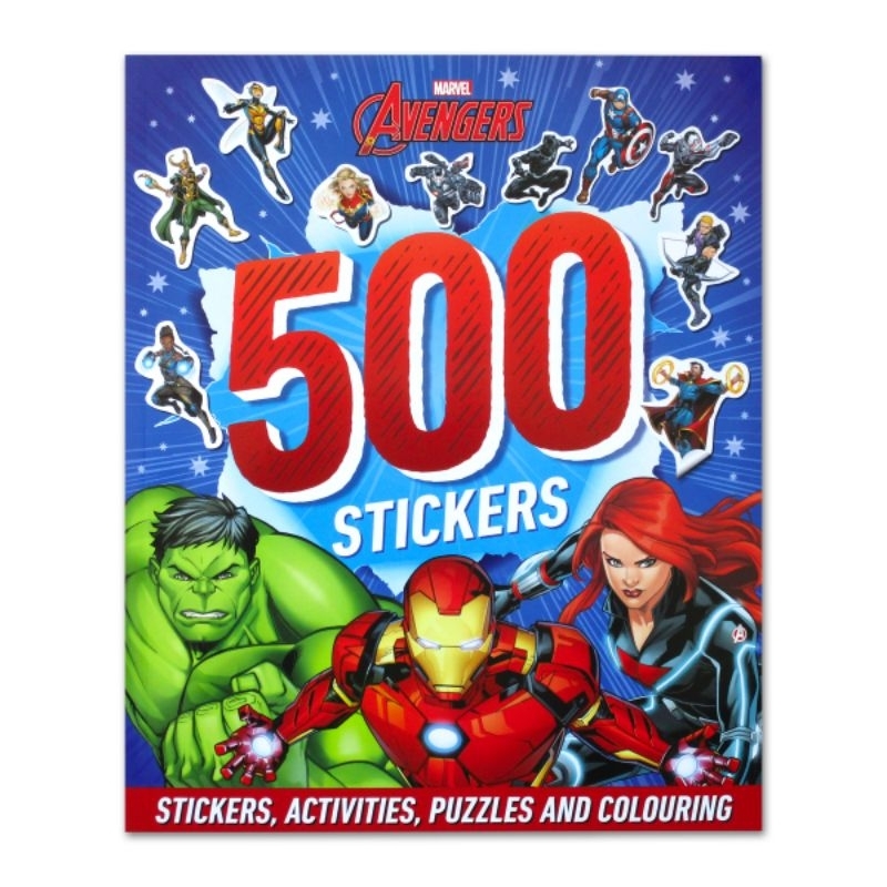 Jual Marvel Avengers 500 Stickers Activity Book (Stickers, Activities ...