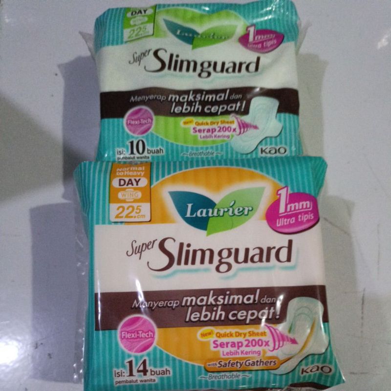 Jual Laurier Super Slim Guard Day 22,5 Cm Isi 10/14 Pcs | Shopee Indonesia