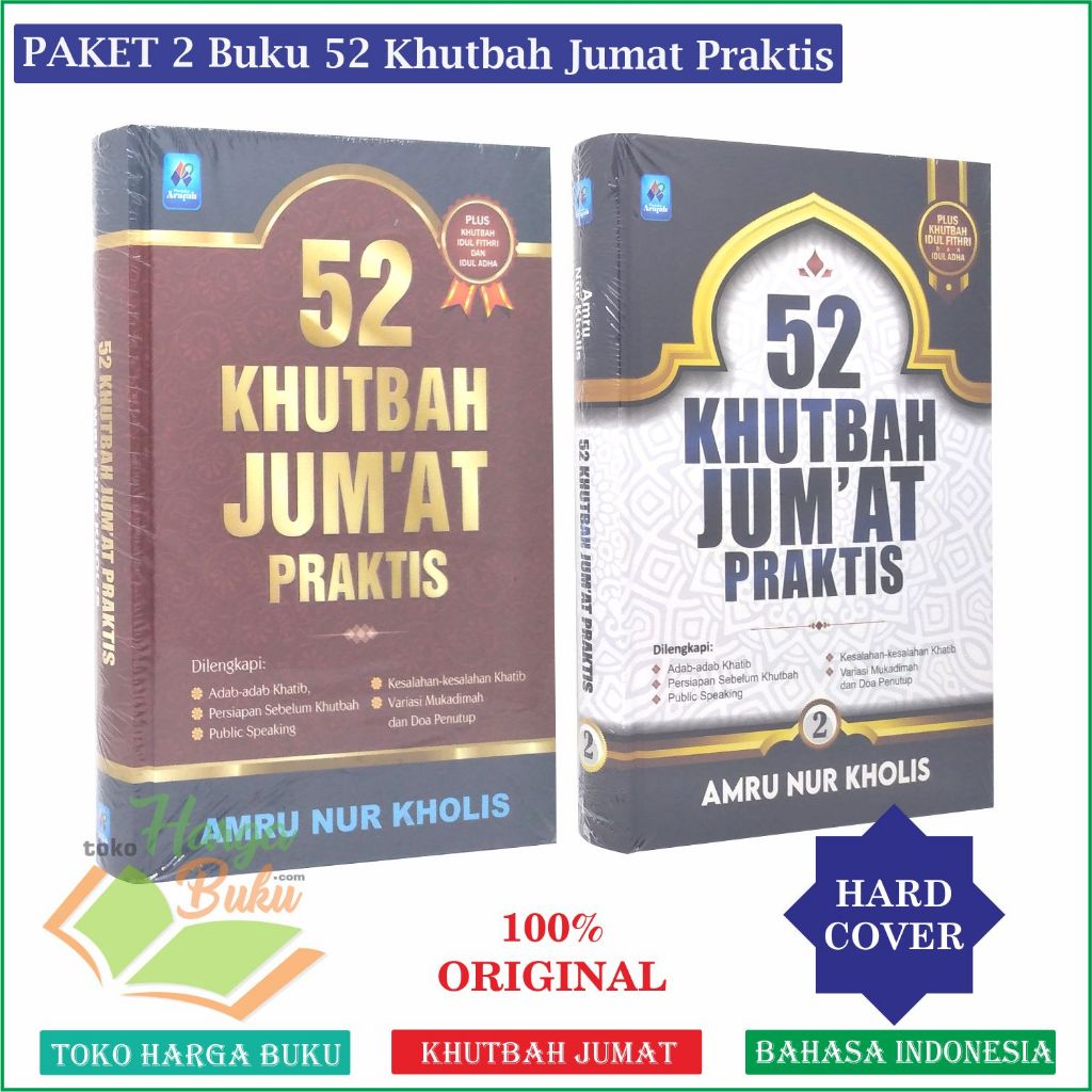 Jual Paket 2 Buku 52 Khutbah Jumat Praktis Jilid 1 Dan 2 Karya Amru Nur ...