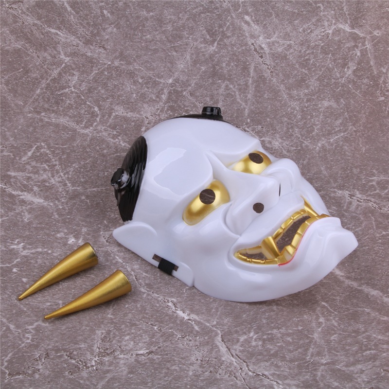 Jual TOON topeng oni demon red merah shinigami mask iblis cosplay ...