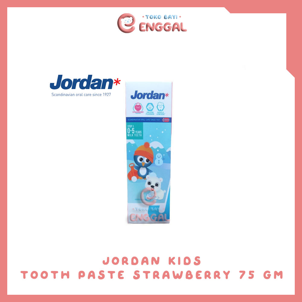 Jual Jordan Kids Tooth Paste Strawberry Grape Lychee 75 Gm | Shopee ...