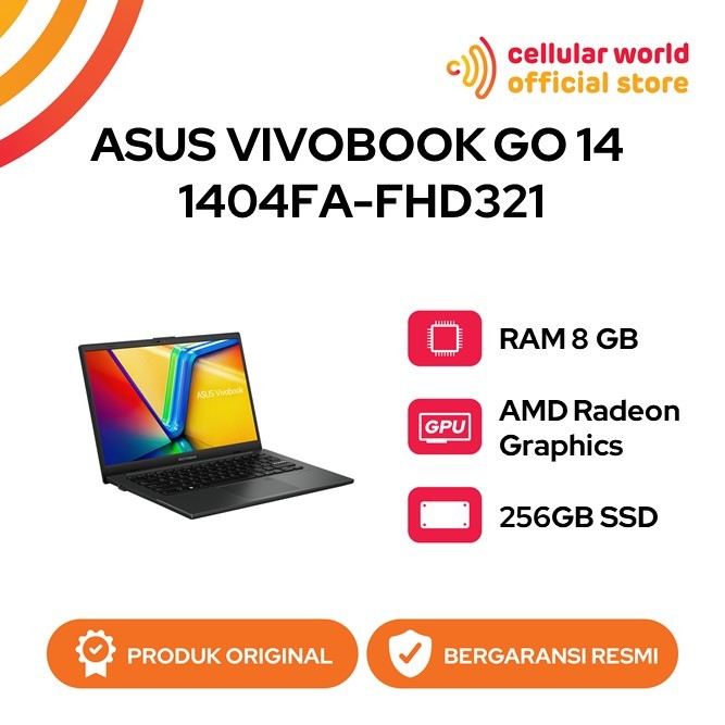 Jual Asus Vivobook Go 14 E1404fa Fhd321 Amd Ryzen 3 7320u8gb256gb Resmi Shopee Indonesia 1863