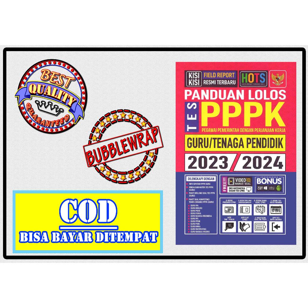 Jual BUKU PANDUAN LOLOS TES PPPK GURU/TENAGA PENDIDIK 2023/2024 ...