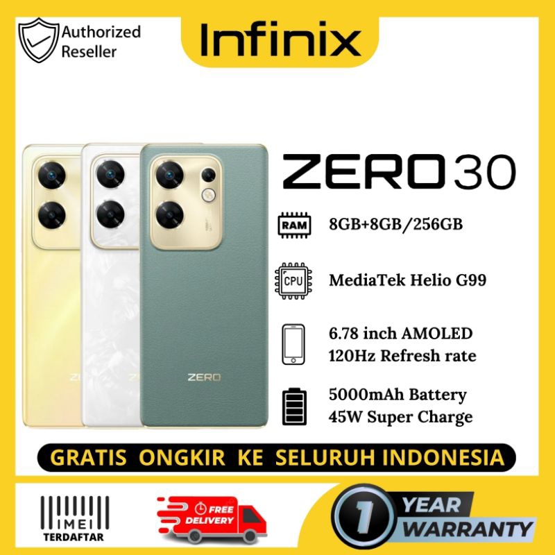 Jual Infinix ZERO 30 4G 8GB-256GB Garansi Resmi Infinix Indonesia ...