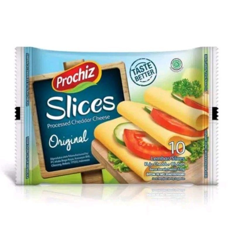 Jual PROCHIZ Cheddar Slices Isi 10 Lembar | Shopee Indonesia