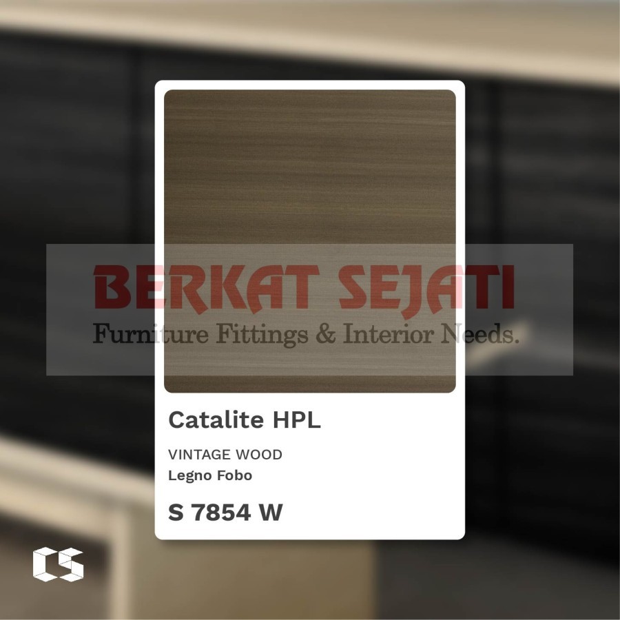 Jual S 7854 W - HPL CATALITE HPL BY CS LAMINATES - WOODGRAIN | Shopee ...