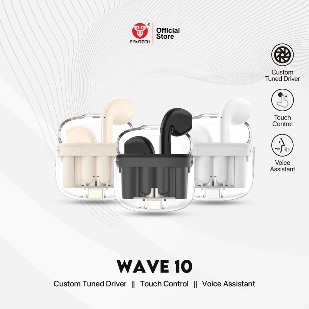 Fantech WAVE TWS True Wireless Earphone Bluetooth 5.3 Earbuds