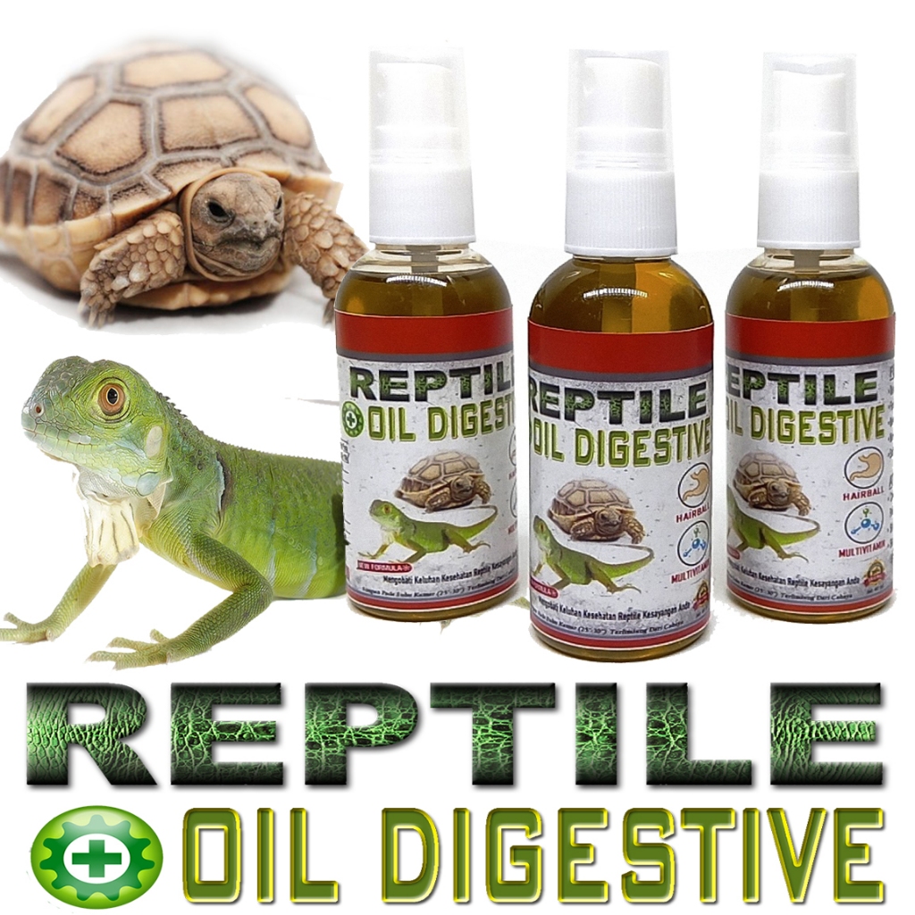 Jual REPTILE OIL DIGESTIVE VITAMIN SUPLEMEN REPTILE KURA KURA DARAT