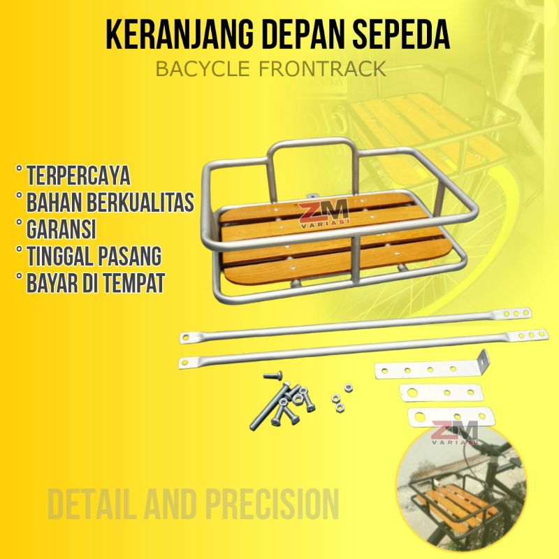 Jual Bicycle Frontrack Panier Keranjang Rak Depan Sepeda Lipat Minion ...