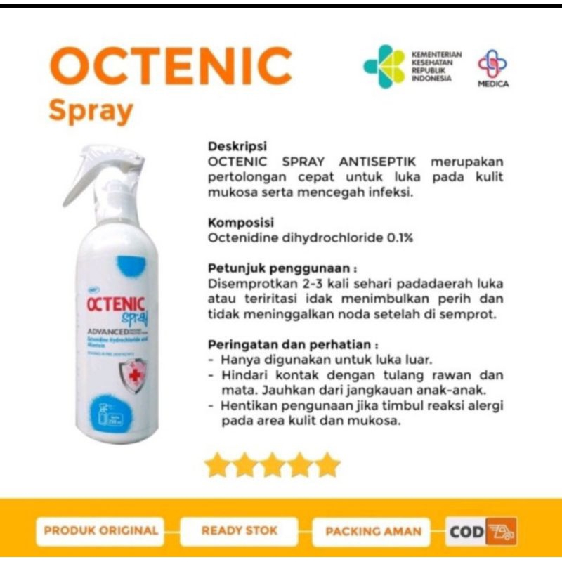 Jual Octenic spray 250ml | Shopee Indonesia