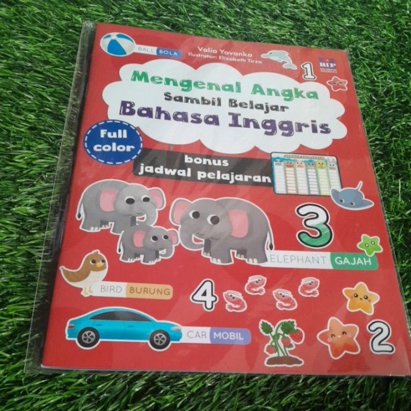 Jual BUKU MENGENAL ANGKA SAMBIL BELAJAR BAHASA INGGRIS BONUS JADWAL ...