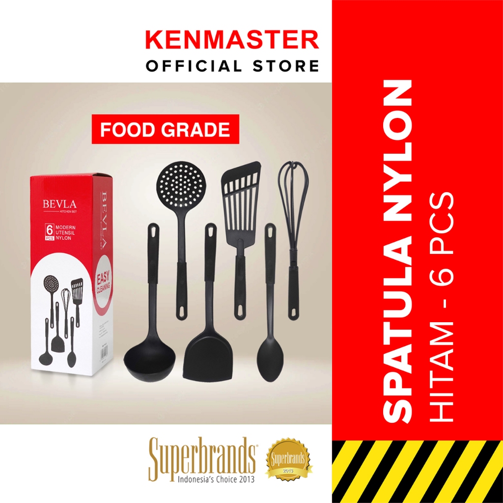 Bevla Kitchen Set 6 Pc BV-023 (Bevla) Black - OL014