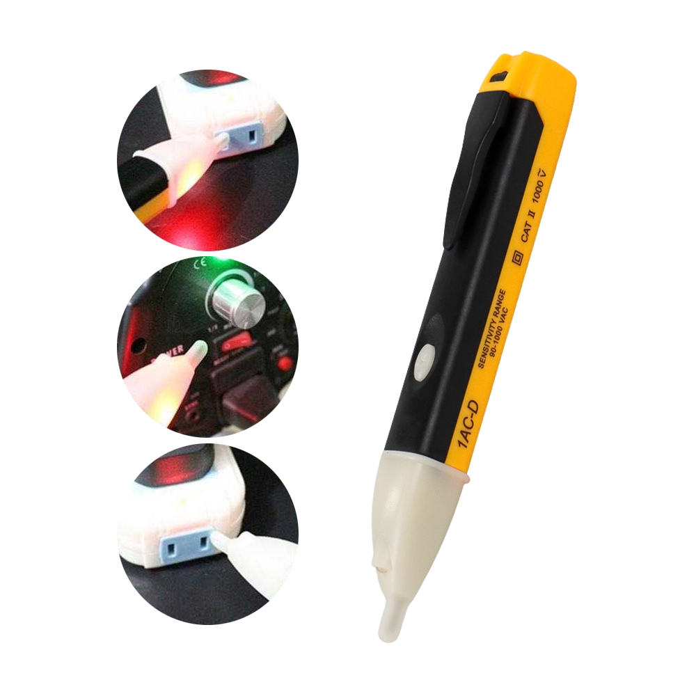 Jual ANENG Tester Pen Non Contact AC Voltage Detector 90V-1000V 1AC-D ...