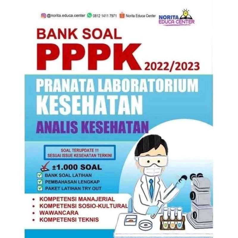 Jual Bank Soal PPPK Pranata Laboratorium Kesehatan P3K Analis | Shopee ...