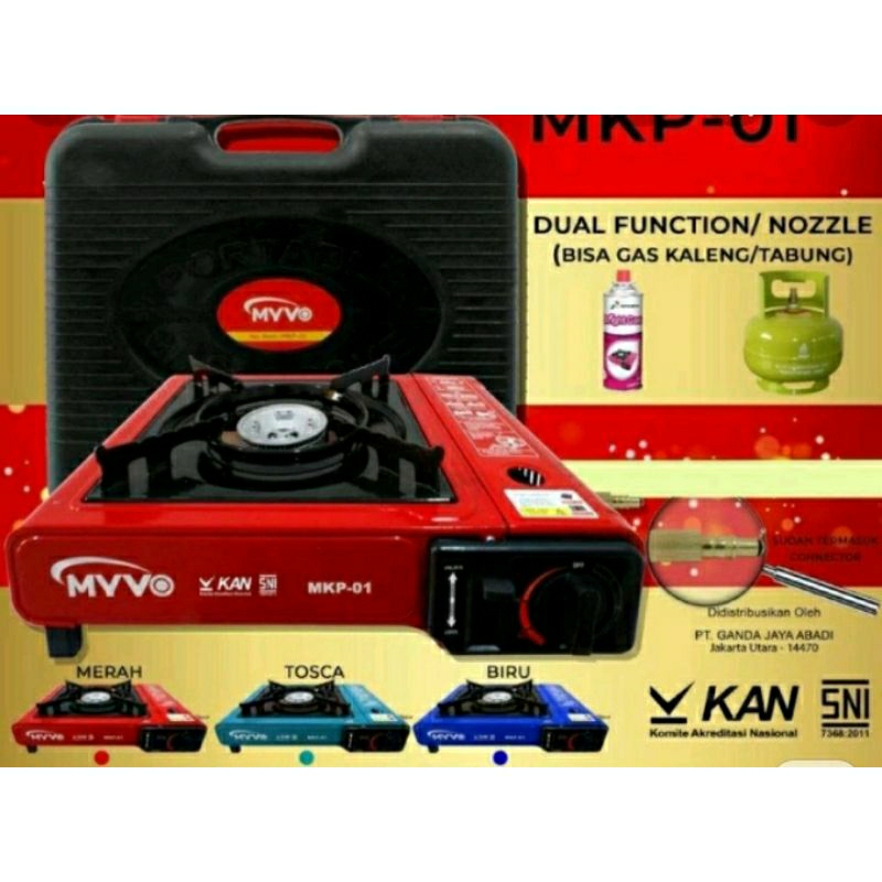 Jual Kompor Portable Myvo 2in1 Kompor Tabung Gas Kompor Gas Kaleng