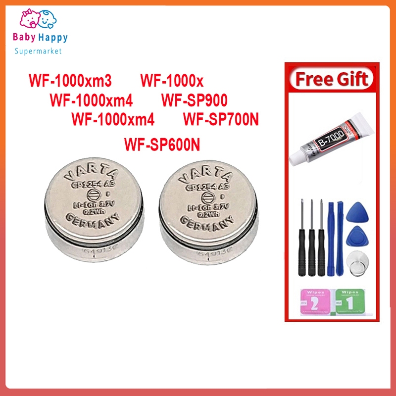 Lot De 2 Batteries LIR1254 - Compatible Casque Bluetooth Sony WF-1000XM3, Jabra Rox, Bang & Olufsen H5 - 6