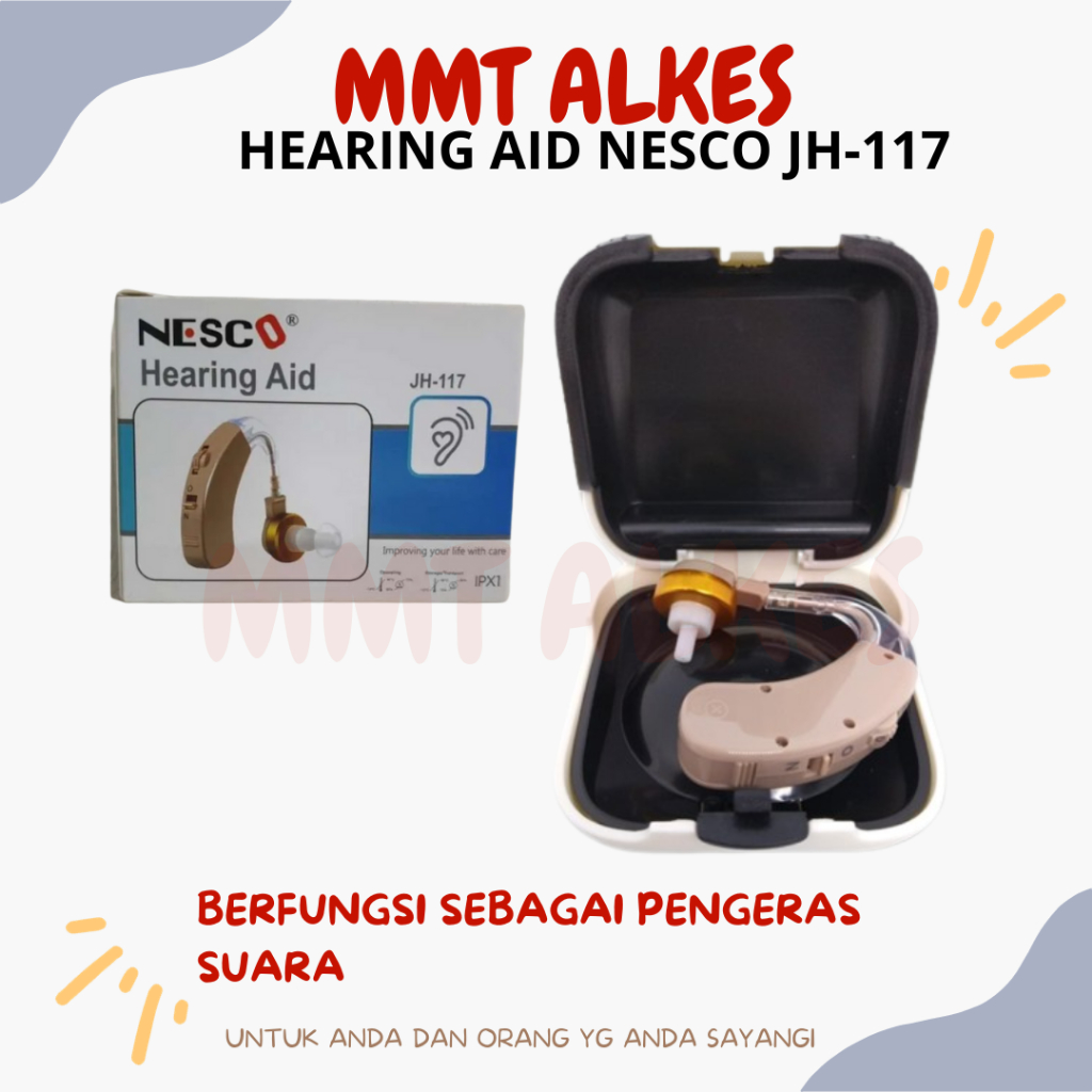 Jual Alat Bantu Dengar Orang Tua Hearing Aids Kit Behind The Ear - Tuli ...