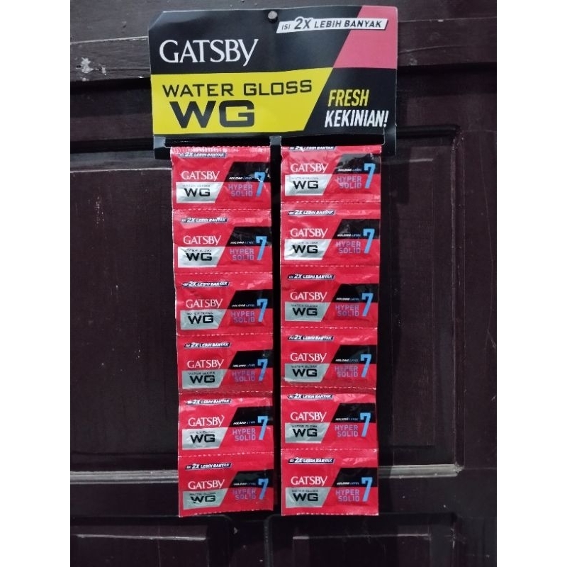 Jual Minyak Rambut Gatsby WG Renteng (24 Sachet) | Shopee Indonesia