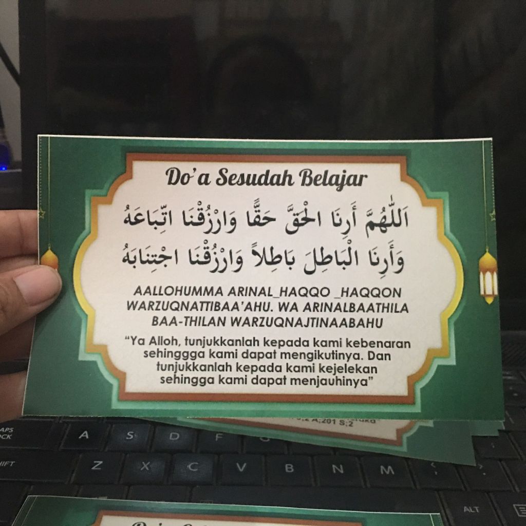 Jual Stiker label doa harian anak lengkap | Shopee Indonesia