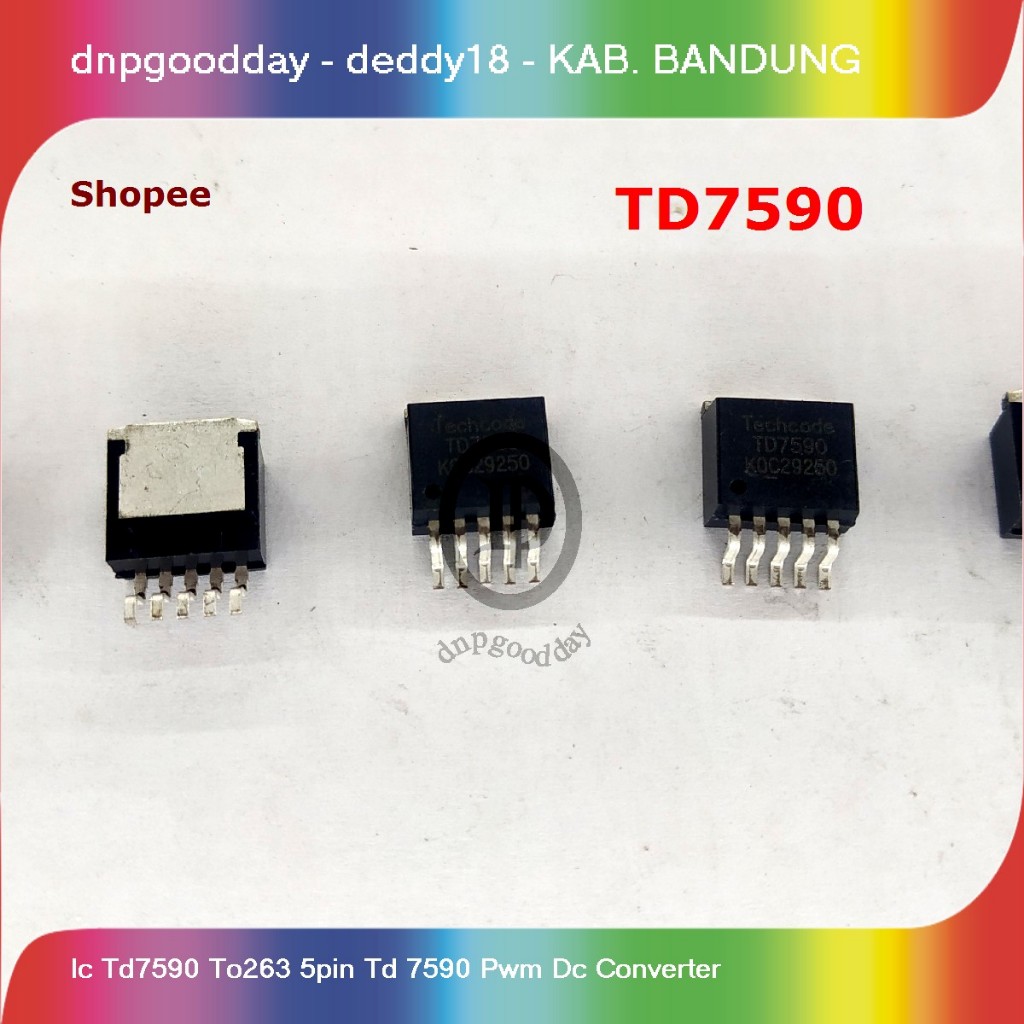 Jual ic td7590 to263 5pin td 7590 pwm dc converter | Shopee Indonesia