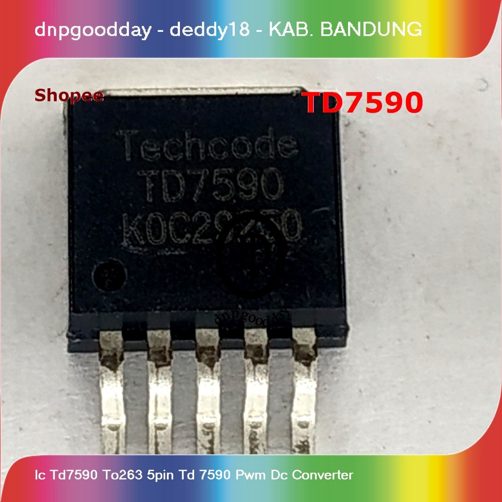 Jual ic td7590 to263 5pin td 7590 pwm dc converter | Shopee Indonesia