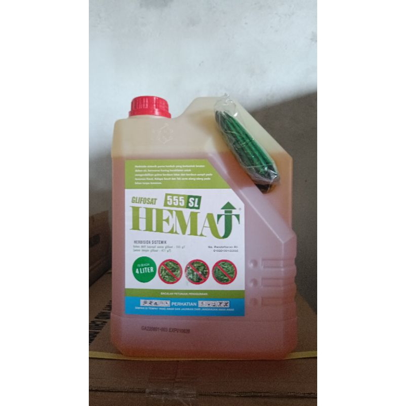 Jual Herbisida Sistemik Hemat 555 Sl 4 L Shopee Indonesia