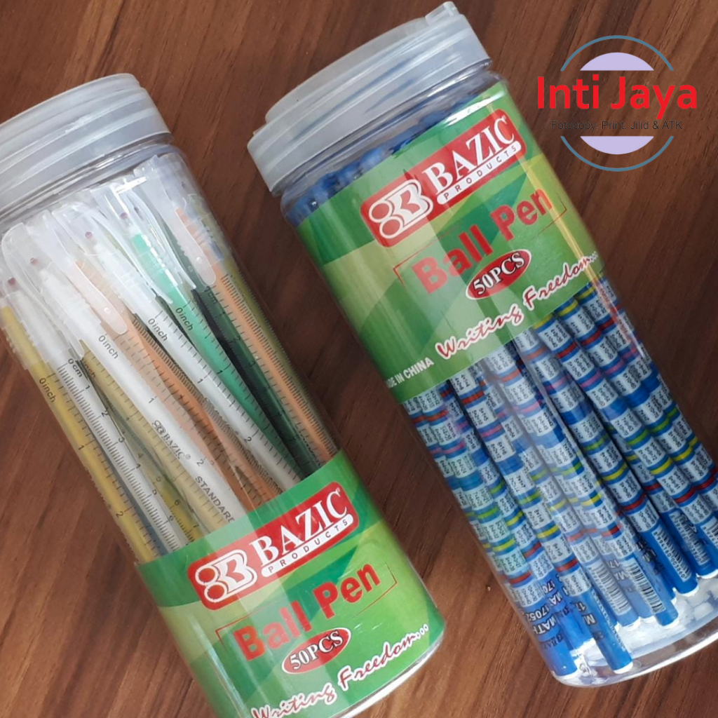 Jual Pulpen Mistar Pulpen Berhitung Bazic Shopee Indonesia