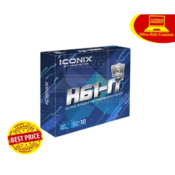 Jual Motherboard H61 Iconix H61 It Lga 1155 Ddr3 M2 Nvme Mainboard H61