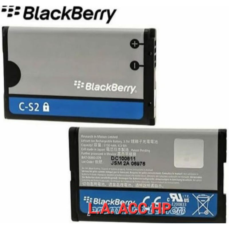 Generic C-S2 Battery For BlackBerry 8520, 8530, 8700, 8707, 9300, 9330 – Open Box