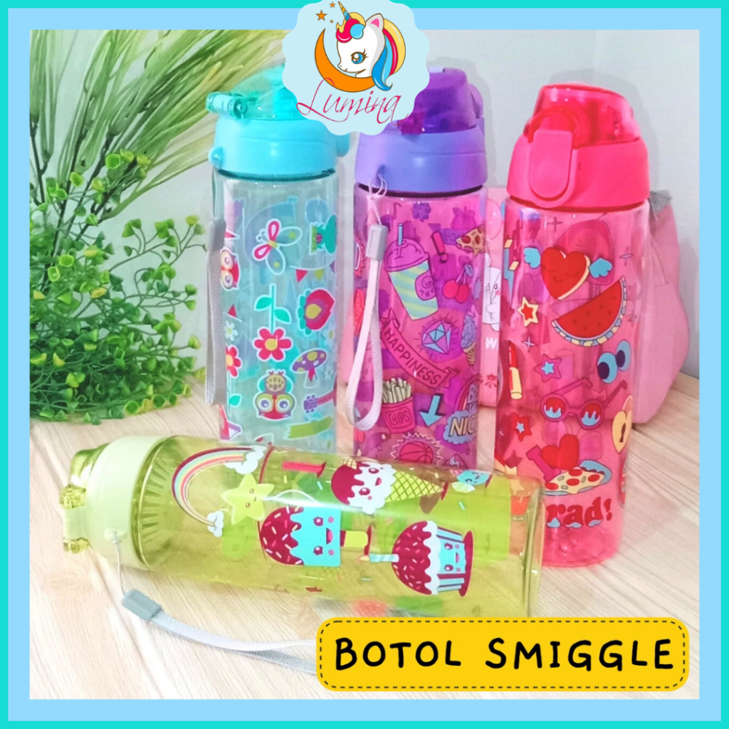 Jual Botol Minum Anak Sekolah Smiggle Warna Warni 700 ml Gambar ...