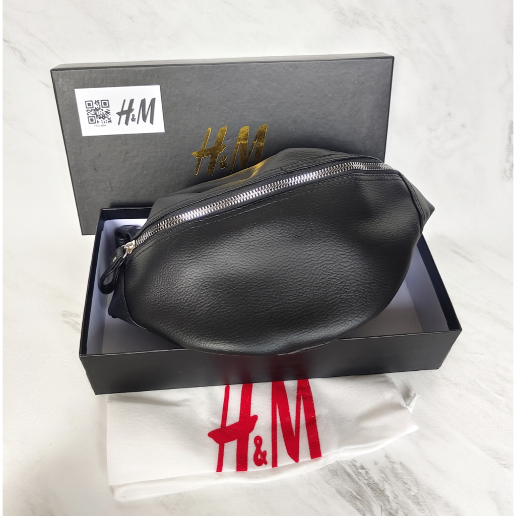 Jual H&M WAIST BAG /TAS PINGGANG HNM KULIT / WAISTBAG HM Shopee Indonesia