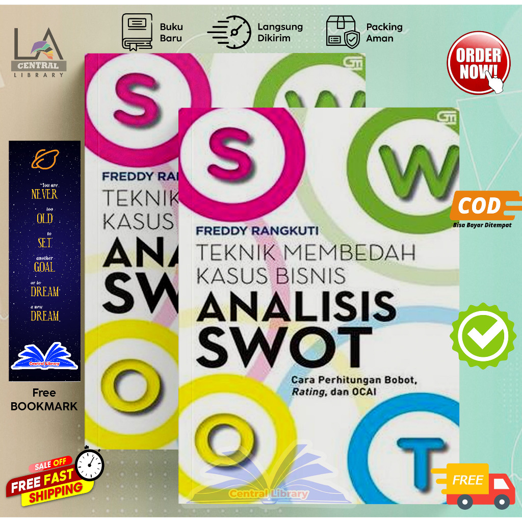 Jual Teknik Membedah Kasus Bisnis Analisis SWOT - Freddy Rangkuti ...