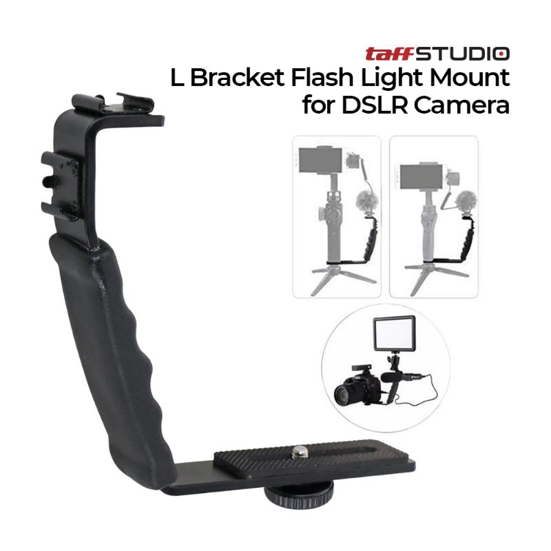 Jual L Bracket Flash Light Mount for DSLR Camera | Shopee Indonesia