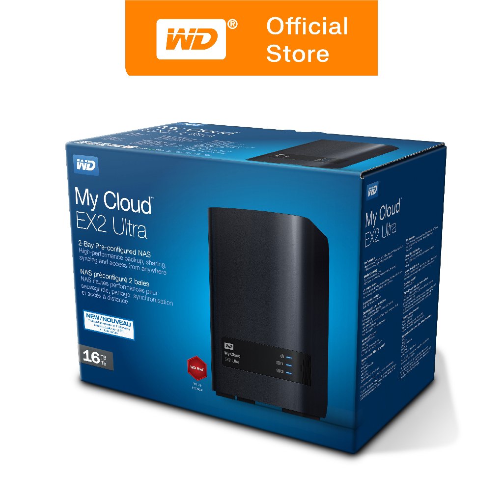 Jual WD My Cloud EX2 Ultra 16TB - NAS Personal Cloud External Storage ...